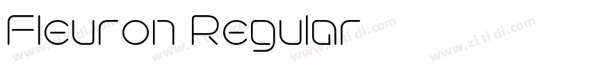 Fleuron Regular字体转换